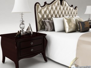 bedroom set 021 Modelo 3D