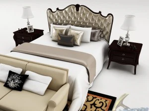 Schlafzimmerset 021 3D Modell