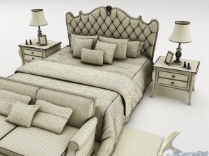 bedroom set 021 Modelo 3D
