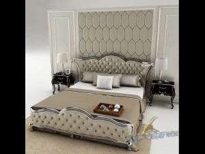 bedroom set 023 3D Model