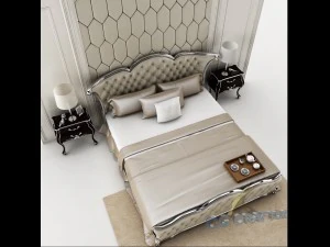 bedroom set 023 3D Model