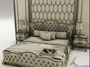 bedroom set 023 3D Модель