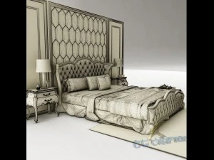 bedroom set 023 3D Model