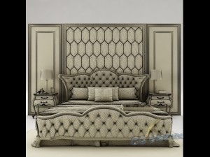 bedroom set 023 3D Модель