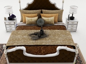 bedroom set 023 Modèle 3D