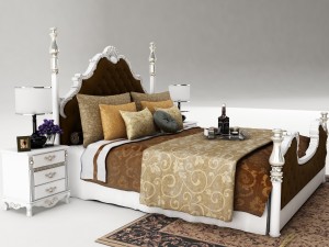 bedroom set 023 Modèle 3D