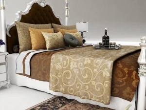 bedroom set 023 3D Model