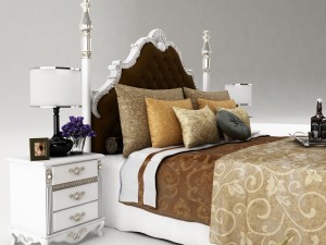 bedroom set 023 Modèle 3D