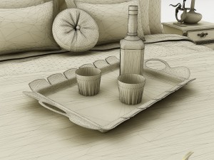 bedroom set 023 Modèle 3D