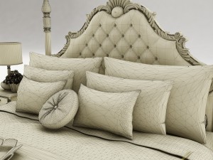 bedroom set 023 Modèle 3D