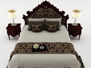 bedroom set 024 Modèle 3D