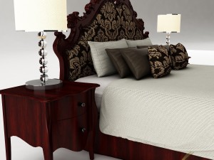 bedroom set 024 Modèle 3D