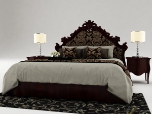 bedroom set 024 Modèle 3D