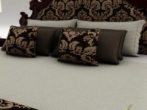 bedroom set 024 Modèle 3D
