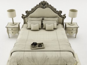 bedroom set 024 Modèle 3D