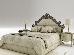 bedroom set 024 Modèle 3D