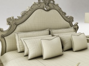 bedroom set 024 Modèle 3D