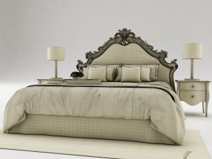 bedroom set 024 Modèle 3D