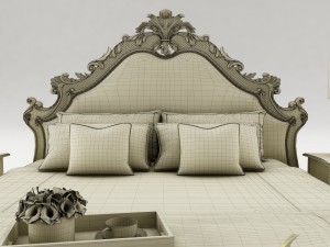 bedroom set 024 Modèle 3D