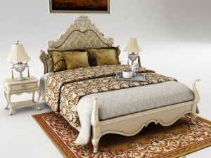 bedroom set 025 Modello 3D