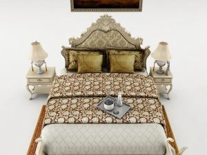 bedroom set 025 3D Model