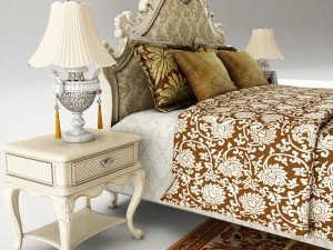 bedroom set 025 3D Model