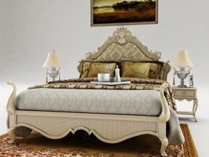 bedroom set 025 3D Model