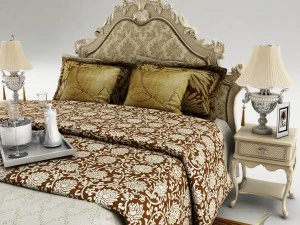 bedroom set 025 3D Model