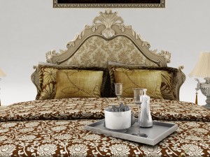 bedroom set 025 Model 3D