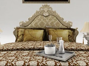 bedroom set 025 3D Model