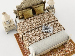 bedroom set 025 Model 3D