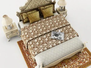 bedroom set 025 3D Model