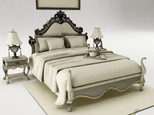 bedroom set 025 3D Model