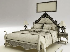 bedroom set 025 3D Model