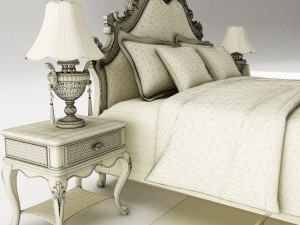 bedroom set 025 Model 3D