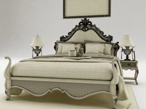 bedroom set 025 3D Model