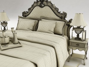 bedroom set 025 Model 3D