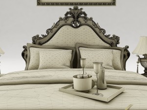 bedroom set 025 Model 3D