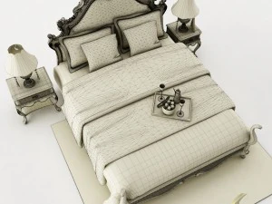 bedroom set 025 3D Model
