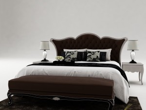 bedroom set 026 Model 3D