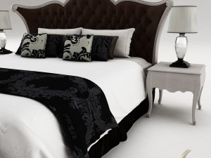 bedroom set 026 Model 3D