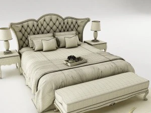 bedroom set 026 3D Model