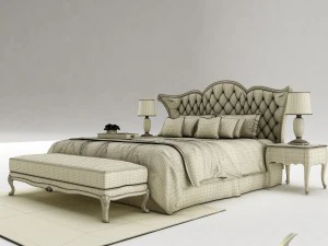 bedroom set 026 3D Model