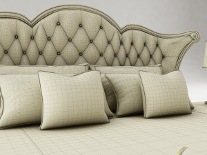 bedroom set 026 Model 3D