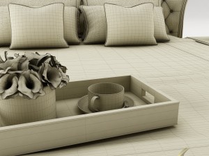bedroom set 026 Model 3D