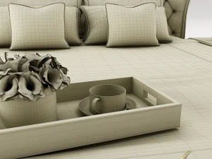 bedroom set 026 3D Model