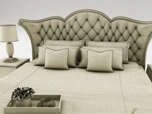 bedroom set 026 3D Model