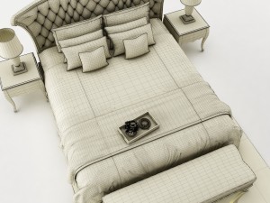 bedroom set 026 Model 3D