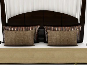bedroom set 027 3D Model
