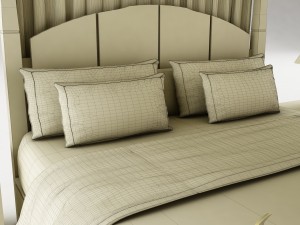 bedroom set 027 Model 3D